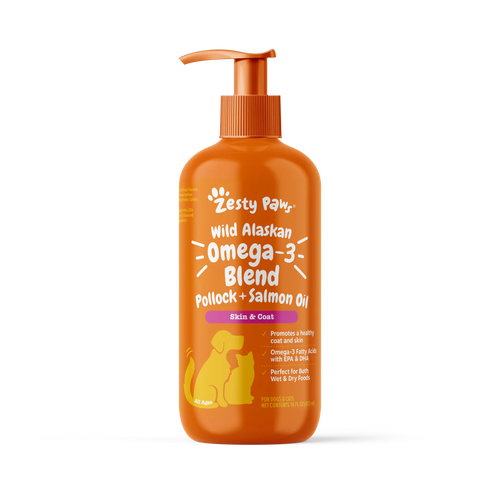 Wild Alaskan Omega-3 Blend Salmon Oil for Dogs & Cats